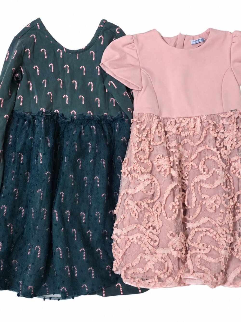 Girls Dress Lot of 2 Mayoral / Hanna Andersson Size 5-6 Holiday Party